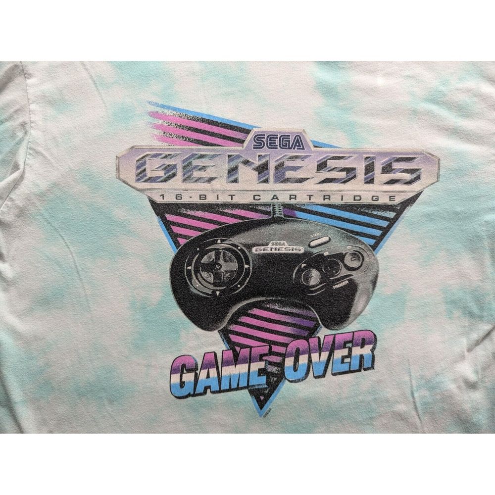 Sega Genesis Short Sleeve T Shirt Men's Size Small Green - Picture 3 of 10